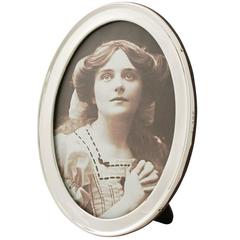 Sterling Silver Photograph Frame, Antique George V 1