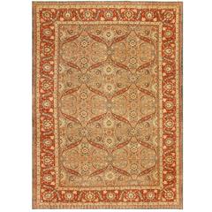 Beautiful Antique Persian Tabriz Rug 9