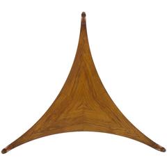 Sven Ellekaer Teak Wood and Glass Sofa Table, Denmark, 1960s 1