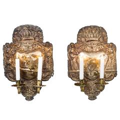 Wall Sconces Brass 18th Century Europe