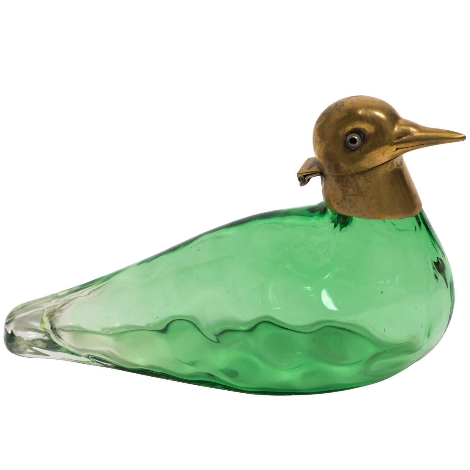 Austrian Perfume Bottle in the Form of a Bird