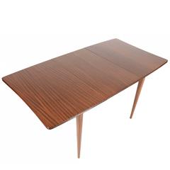 Solid Mahogany Butterfly Leaf Dining Table by Meredew