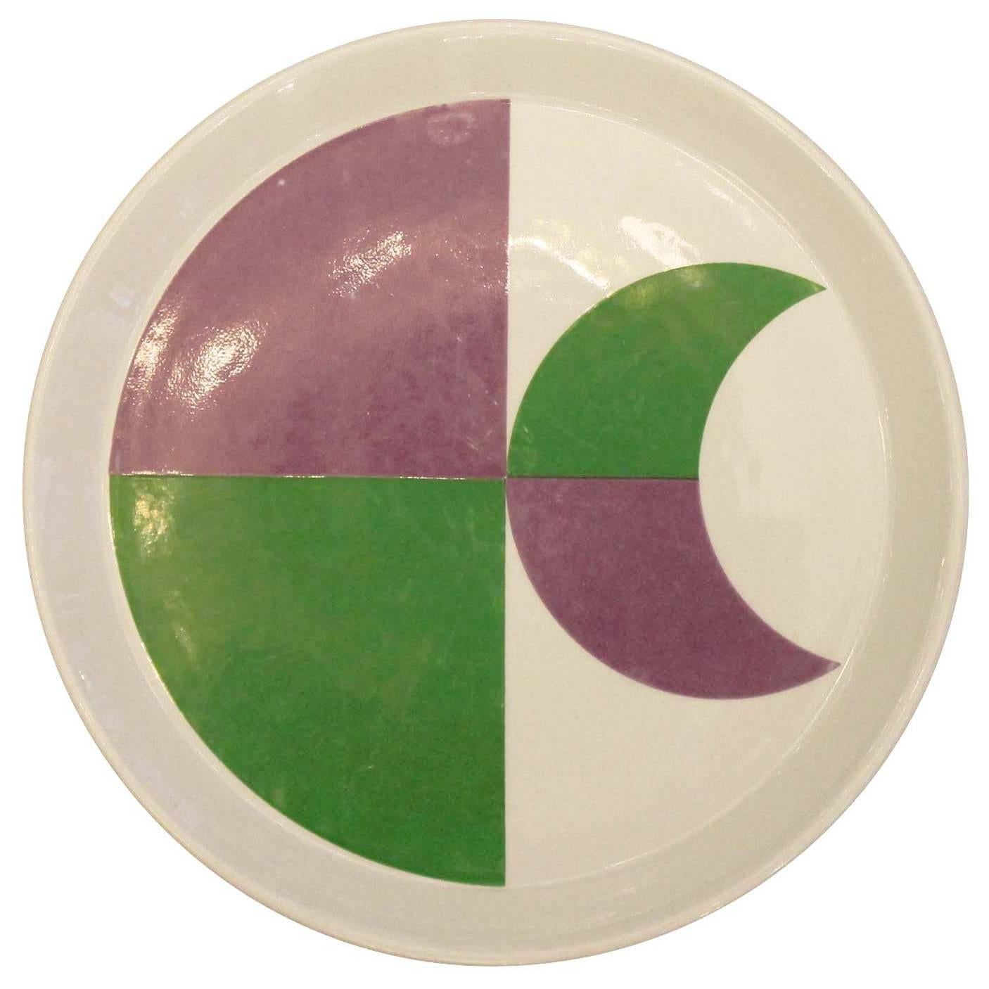 Single Gio Ponti Plate, Italy, 1960s