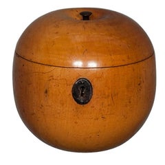 18th Century Apple Shaped Tea Caddy