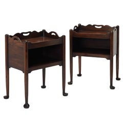 Commodes de chevet de style géorgien