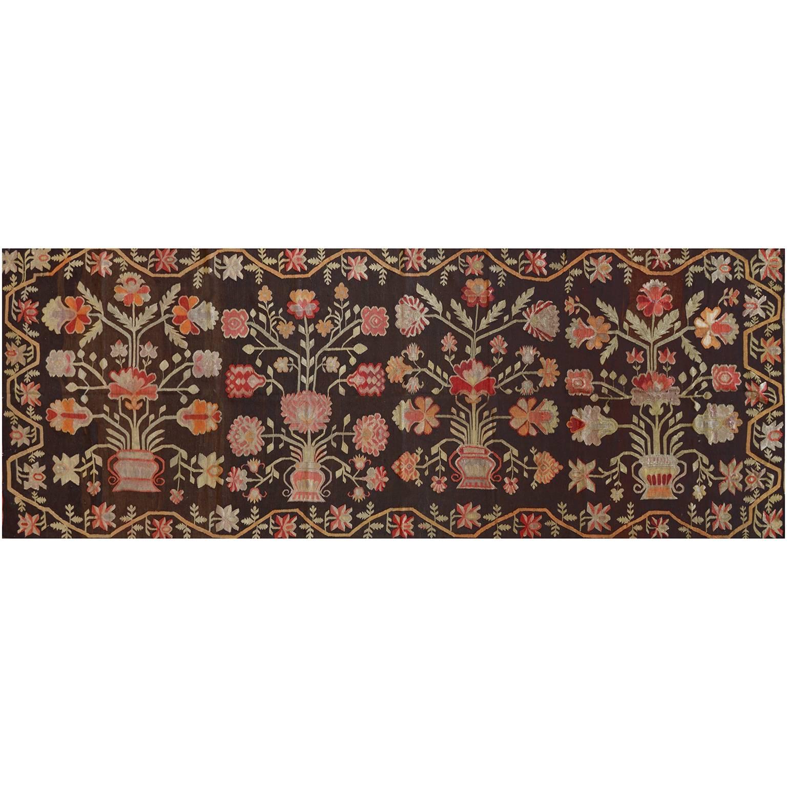 Tapis Bessarabian de la fin du XIXe siècle provenant de Roumanie