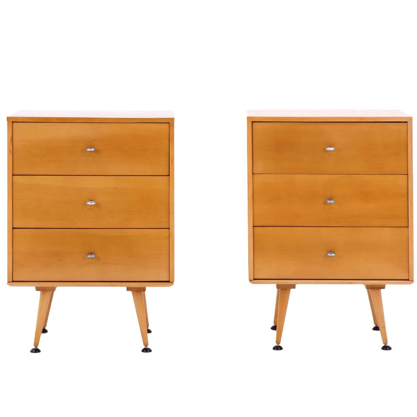 Early Pair of Paul McCobb cabinets / nightstands Planner Group for Winchendon 