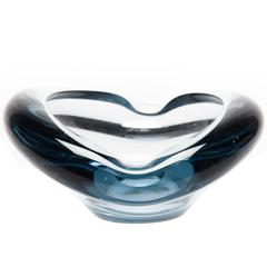 Danish Modern Glass Ashtray