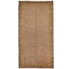 Antique Hand Knotted Wool Gallery Size Khotan Rug