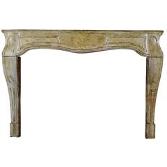 18th Century Limestone like Fireplace Mantel 2
