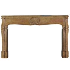 18th Century Regency Burgundy Marble Stone Fireplace Mantel 8
