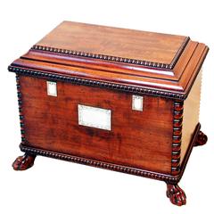 Antique Regency Mahogany Deed Box
