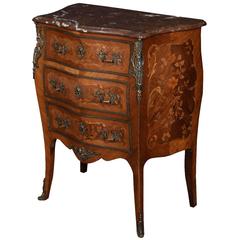 Kingwood and Marquetry Commode 