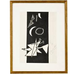 Vintage Georges Braque Lithograph, Signed and Numbered