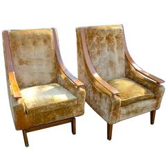 Mid-Century Tall Back Chairs 2