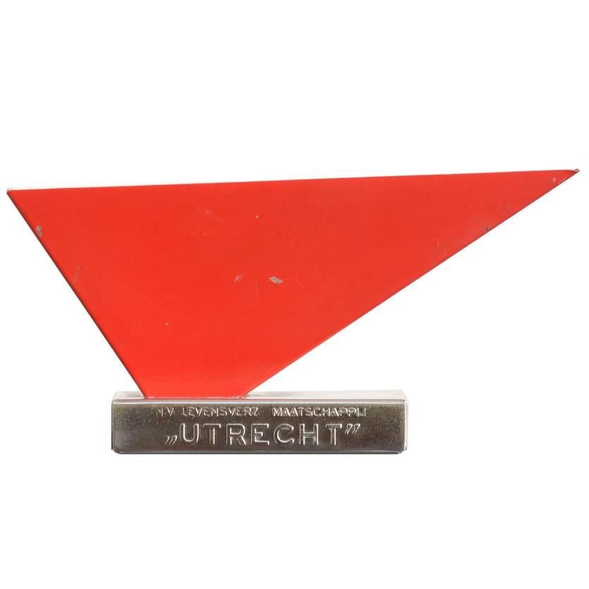 Metal Letter Holder by Wim Rietveld