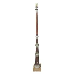 19th Century Early Tibetan Buddhist Monk's Trumpet as Lamp