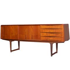 Danish Teak Atomic Sideboard with Bar