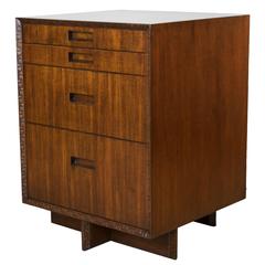 Four-Drawer Nightstand or Small Chest by Frank Lloyd Wright