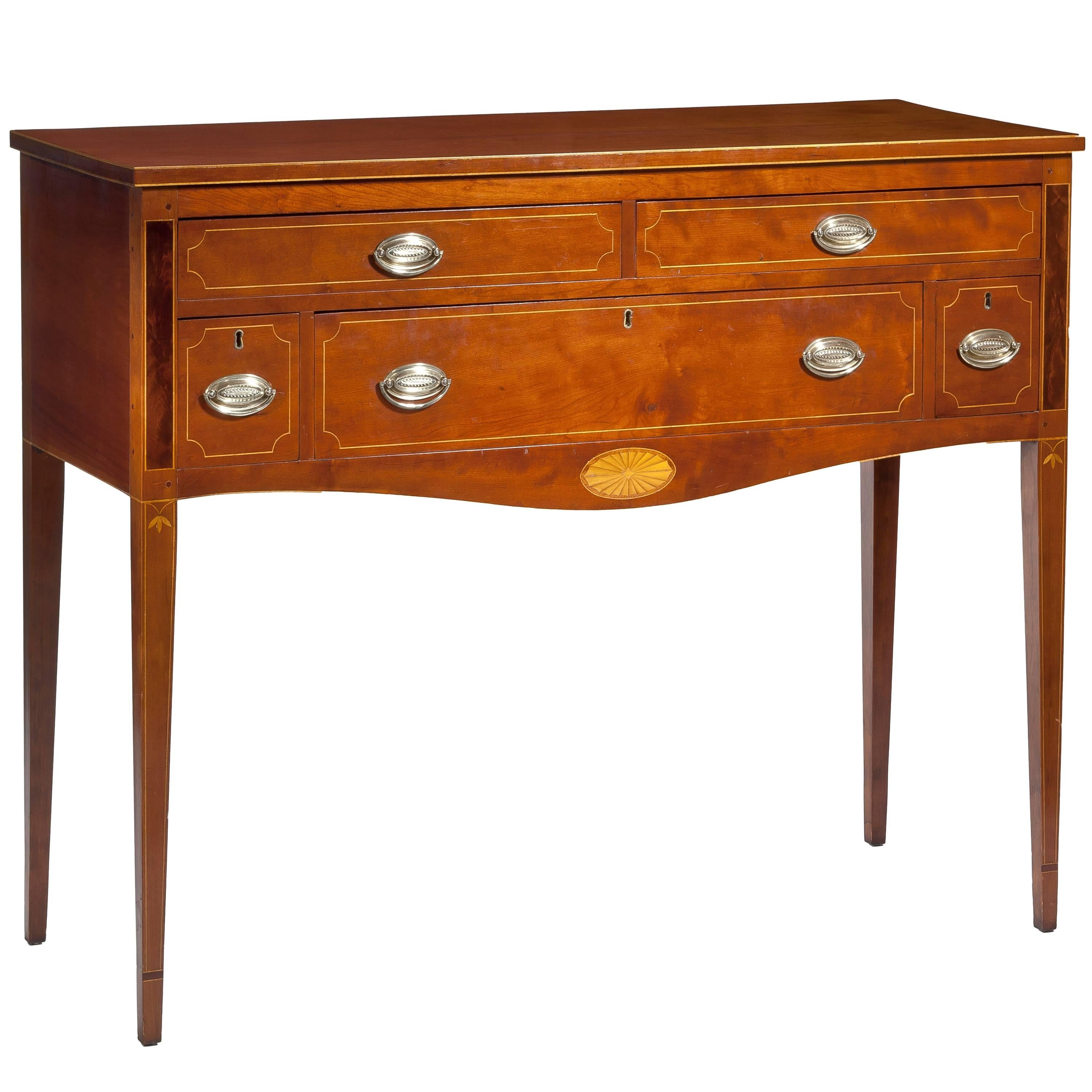Federal Inlaid Cherry Sideboard For Sale