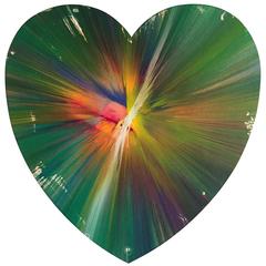 Damien Hirst, Heart Spin Painting, Kiev, 2009, Acrylic on Paper