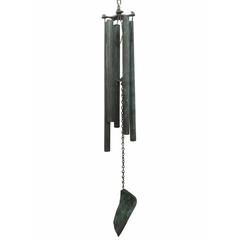 Bronze Modernist Wind Chimes by Walter Lamb