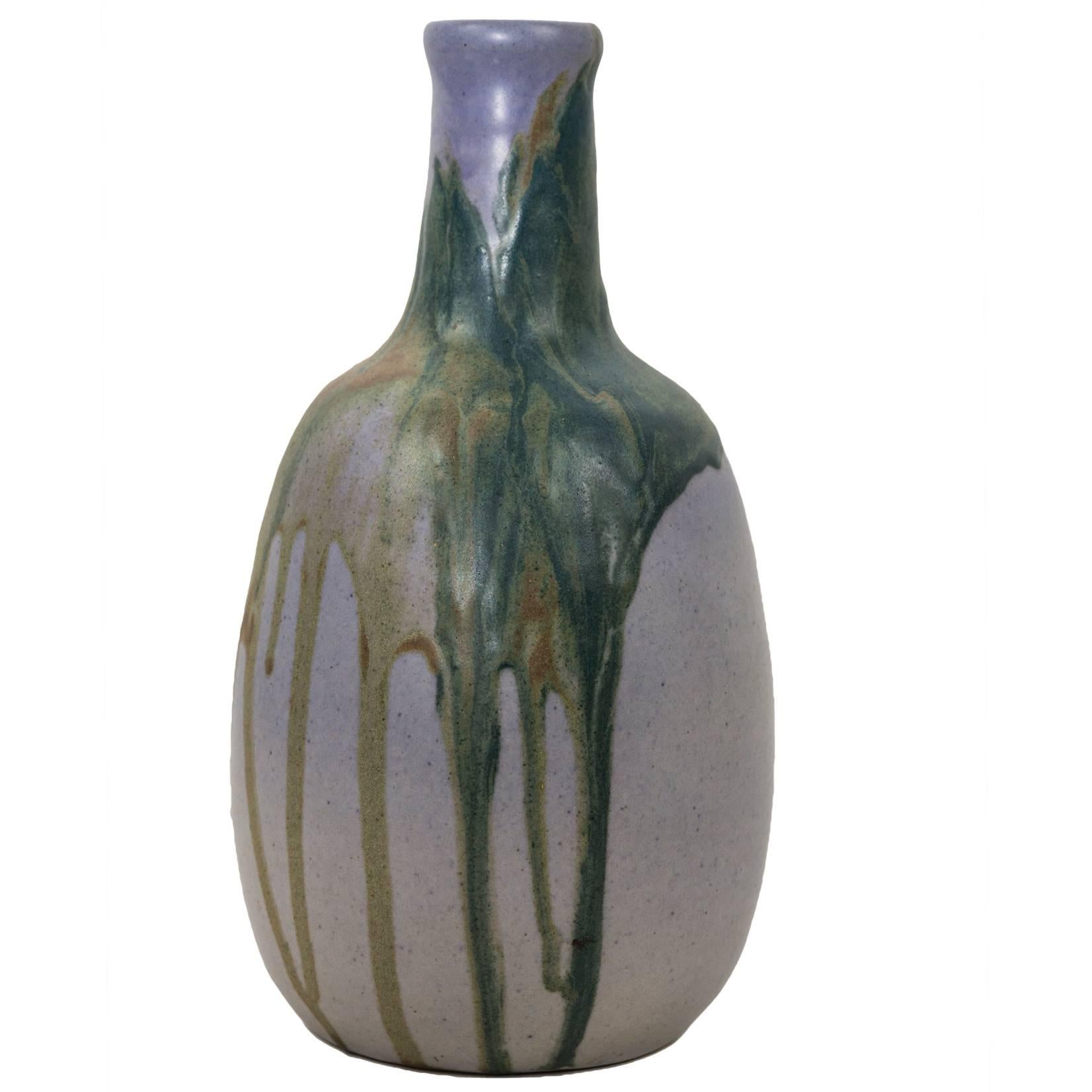 Ceramic Vase by Leon Pointu For Sale