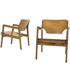 Outstanding Pair of Scandinavian Lounge Chairs
