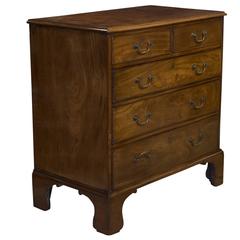Georgian Mahogany Chest of Drawers of Small Size