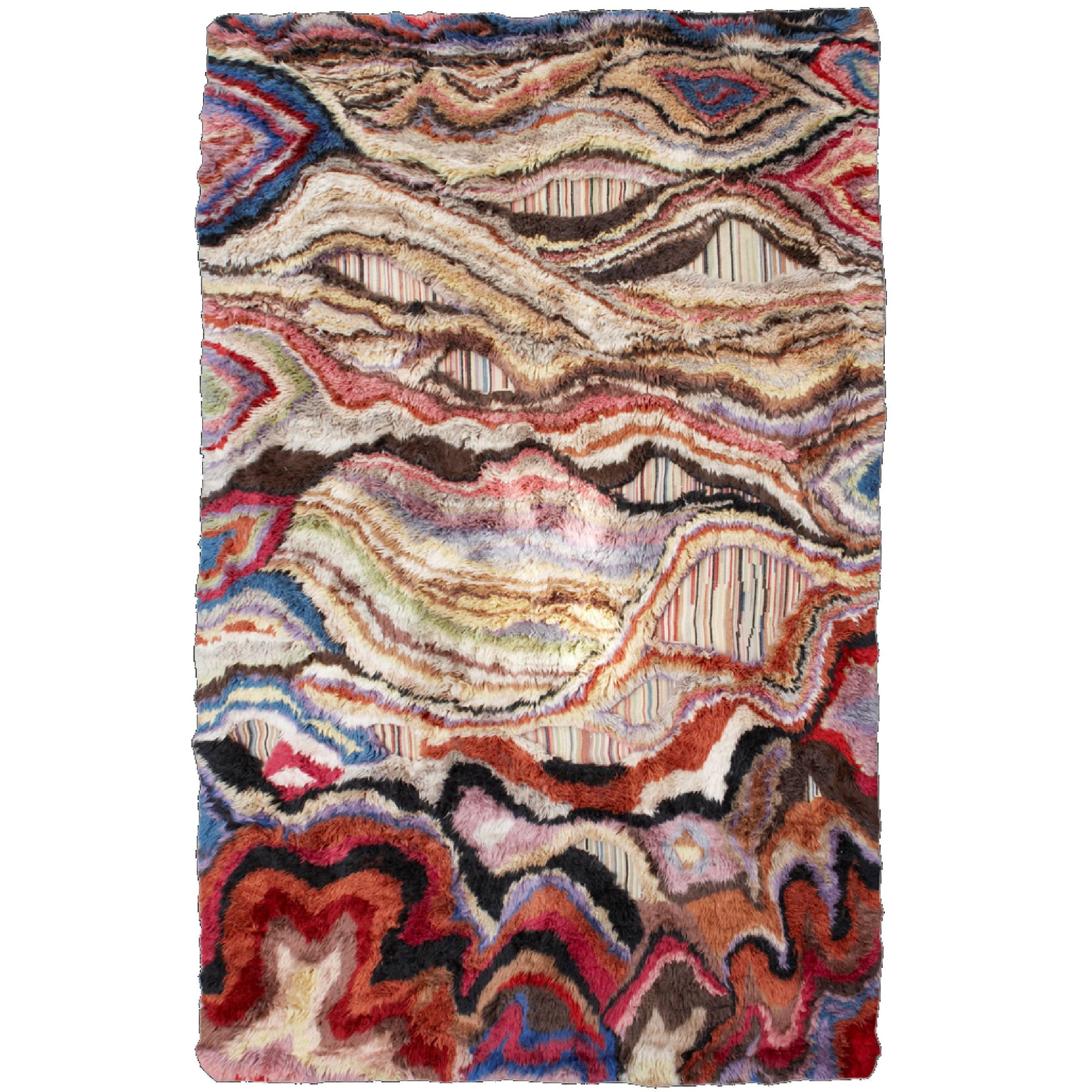 Colorful Handwoven Rug - "Amazonia" 