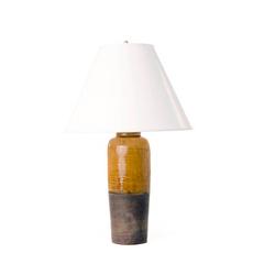 Kahler Lamp with Paper Shade