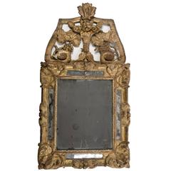 Period Louis XV Giltwood Mirror