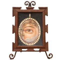 Lover's Eye Brooch Painting