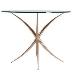 "Vitruvian" Bronze Center Table by Nick King 10