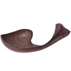 Jean Arp Inspired Hand-Hammered Patinated Bio-Morphic Sculpture/Object