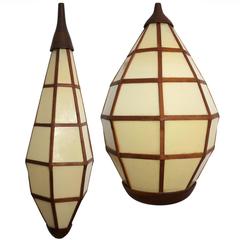 Mid-Century California Design Hanging Lamps