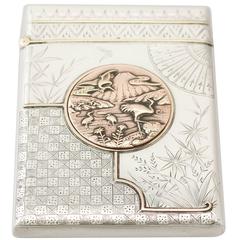 Sterling Silver Card Case - Aesthetic Style - Antique Victorian 12