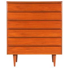 Norwegian Modern Teak Chest of Drawers by Westnofa