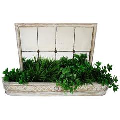 Antique French Painted Planter Mirrored Jardiniere 3