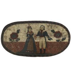 18th Century Folk Art Hat Box 5