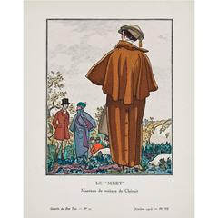 Antique Le 'Meet, ' Manteau de voiture de Chéruit, 1913