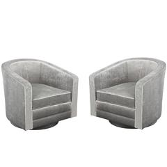 Made-to-Order Swiveling "Sutton Lounge Chair" by Lobel Originals 6