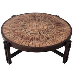 Ceramic Coffee Table Designed by Roger Capron, 1960s 11