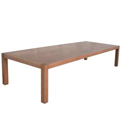 Parsons Table in Cerused Rift-Sawn White Oak 4