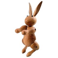 Kay Bojesen, Danish Design, 1960s Rabbit in Oak, Early Model