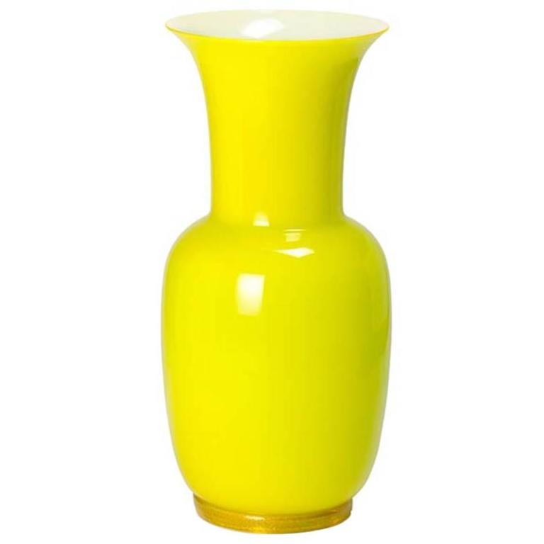 Venini Opalini Murano Glass Vase Venini Italy At 1stdibs
