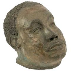 A bust of the boxer Joe Louis 9
