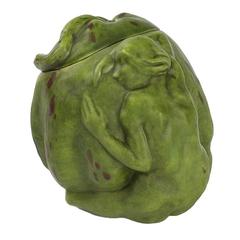 French Art Nouveau Ceramic Covered Jar by Rupert Carabin 3