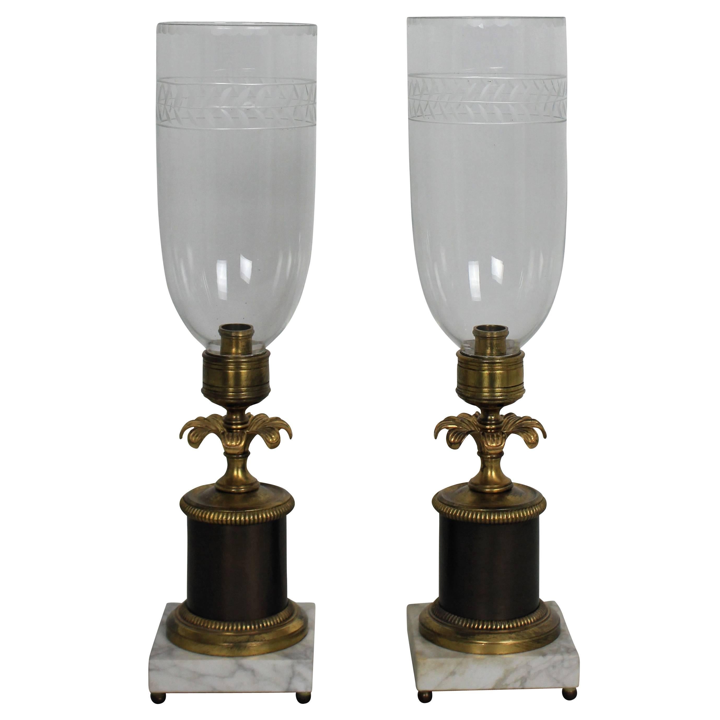 Pair of English Storm Lights