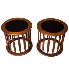 Kipp Stewart for Drexel Pedestal Side or End Tables